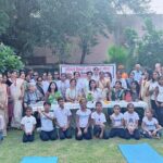 अखिल बिहारी मंच महिला मोर्चा योग संगे सम्मानित केलक मेधावी बच्चा सभ